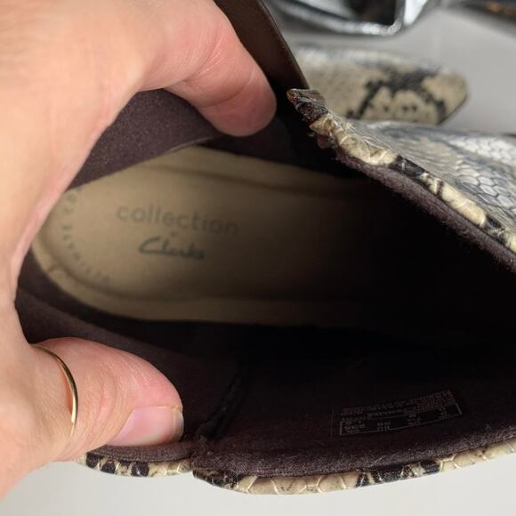 Collections by Clarks Heeled Booties Linvale Judith Taupe Womens 7.5 M Neutral - Picture 9 of 9